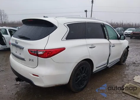 2013 Infiniti Jx35 z USA, uszkodzony, nr VIN 5N1AL0MM0DC328639